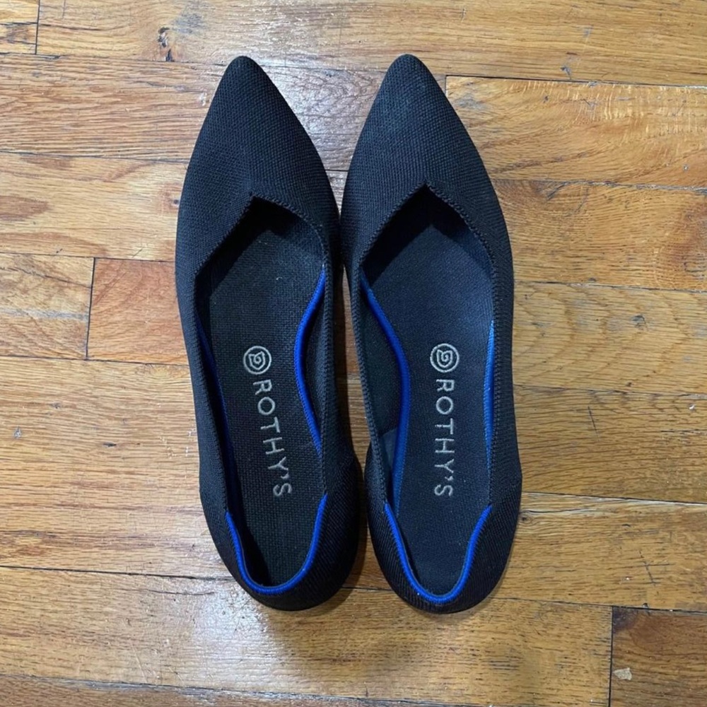Rothy's Black Points 10.5